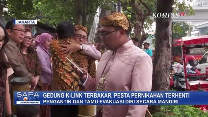 Buntut Kebakaran Gedung K-Link Pernikahan Dihentikan, Pengantin Sambut Tamu di Pinggir Jalan