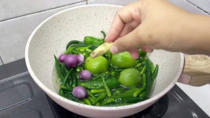 resep tempe penyet sambal ijo