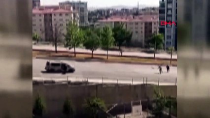 Ankara'da dehşete düşüren görüntüler
