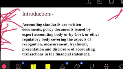 Accounting standards