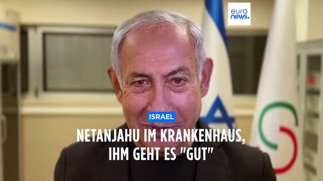 Ohne Hut, ohne Wasser in der Sonne: Netanjahu verbringt Nacht in Klinik