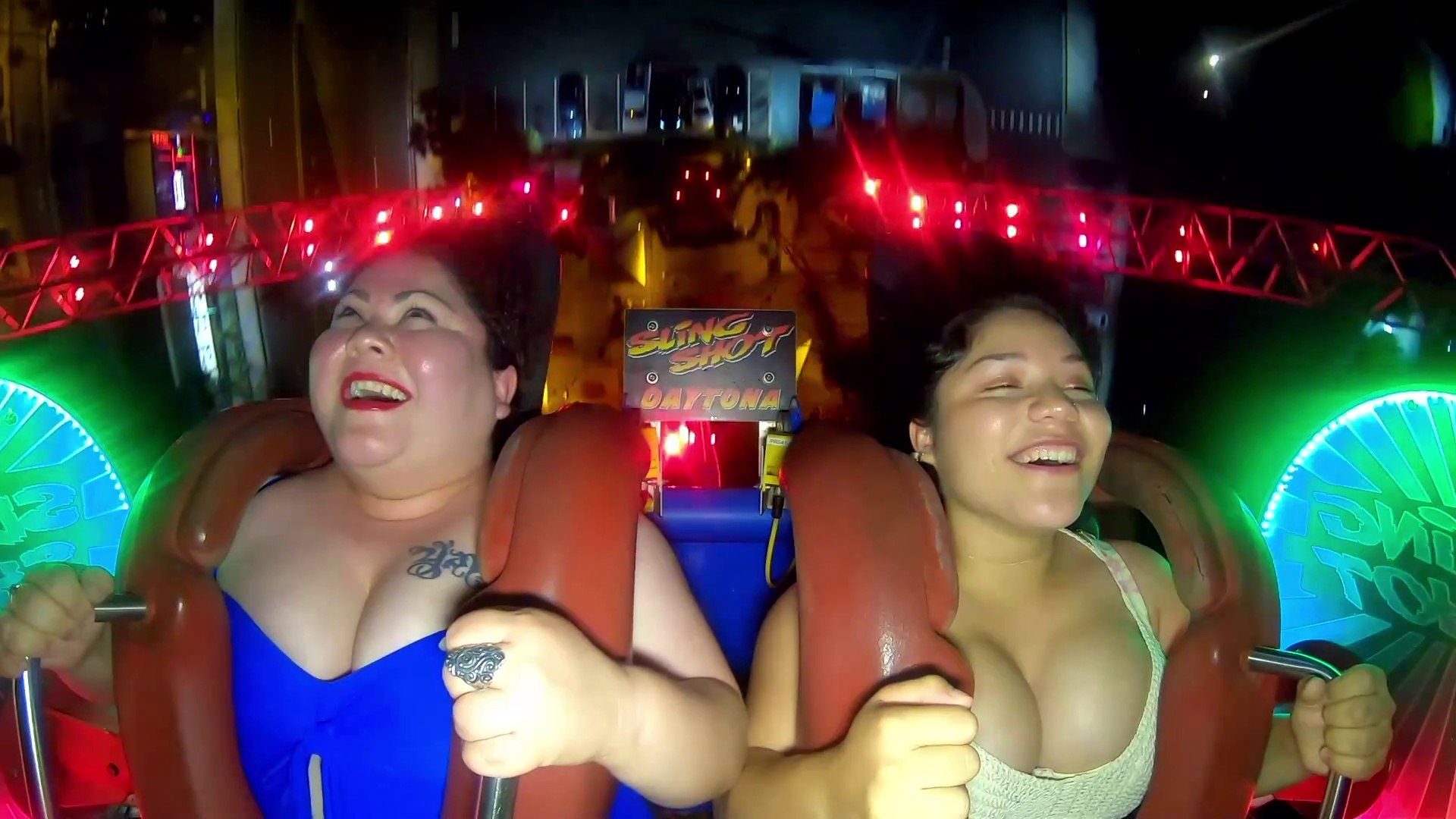 Girls Passing Out  Funny Slingshot Ride Compilation #7 - video Dailymotion