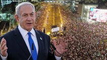 Netanyahu hastanede, halk sokaklarda! Yargı paketine karşı çıkan İsrailliler yeniden meydanlara indi