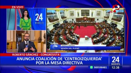 Congreso: se anuncia coalición centro-izquierda para la Mesa Directiva