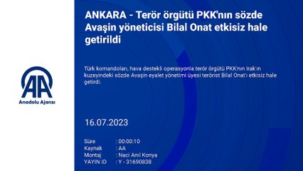 Irak'ın kuzeyinde PKK'ya nokta operasyon