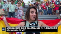 Abascal hace rugir Guadalajara en el noveno día de campaña de Vox