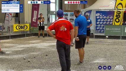 CHAMPT DE FRANCE TRIPLETTE MIXTE - DOUAISI AGGLO 2023 1/2 CR OCCITANIE VS CD89