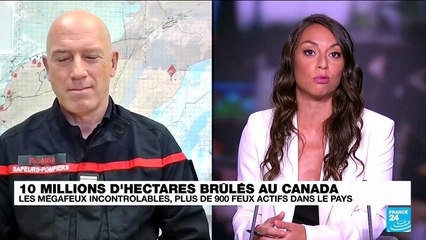 Méga-feux au Canada: les pompiers français toujours sur place