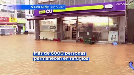 Al menos 32 muertos en Corea del Sur tras una semana de lluvias torrenciales