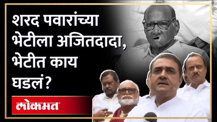 शरद पवारांच्या भेटीला अजितदादा भेटीत काय घडलं?