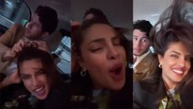 Nick Jonas Priyanka Chopra Ponytail Loose करते Cute Video Viral | Boldsky