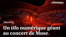 Marseille : un tifo numérique géant au concert de Muse