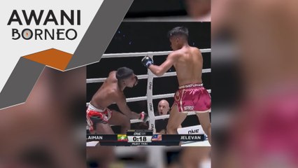 Kabilan harumkan nama Sarawak pada penampilan sulung One Championship
