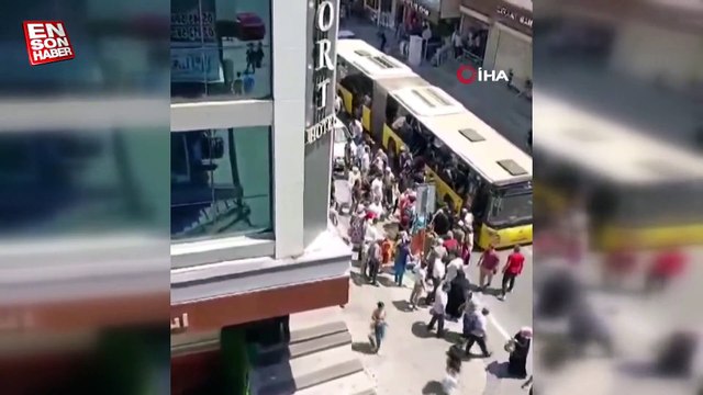 Arnavutköy'de İETT arızası: Vatandaşlar sıcakta yürümek zorunda kaldı