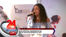Ilang Sparkle artists, nagpasaya sa pagdiriwang ng Nelson Mandela Day | 24 Oras Weekend