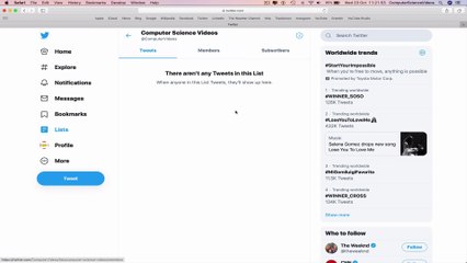 How to USE Twitter on a Computer - Creating a List | Tutorial 34