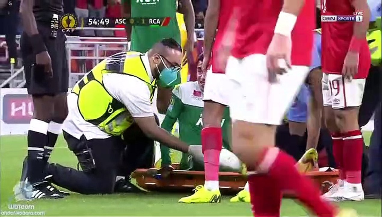 الشوط الثاني من مباراة الرجاء الرياضي و الاهلي المصري بطولة السوبر الافريقي 2021م