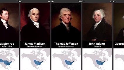 Timeline of The U.S.A Presidents