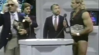 Face to Face Interview with Ric Flair & Magnum TA   Saturday Night May 4th, 1985
