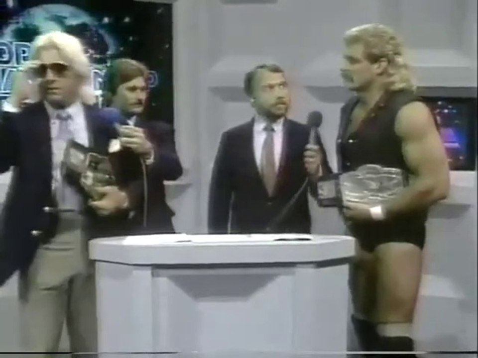 Face to Face Interview with Ric Flair & Magnum TA   Saturday Night May 4th, 1985
