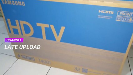 UNBOXING : HDTV SAMSUNG 32 INCH T4001