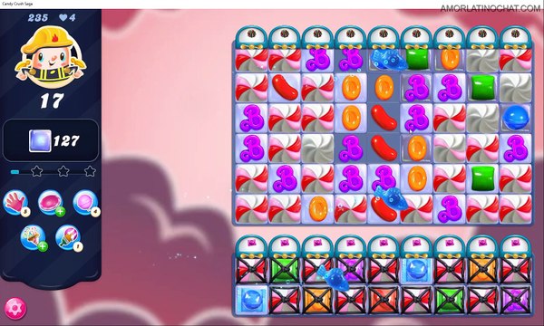 Candy Crush Saga Level fail dificil pasar el nivel nivel 235 en candy chush jugando juego games game