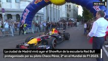Checo Pérez y Red Bull en Madrid