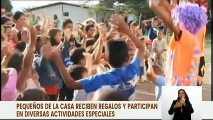 Cada tercer domingo del mes de Julio se celebra el día del niño con actividades recreativas