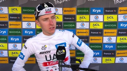 Tour de France 2023 - Tadej Pogacar : "I tried to attack, but I could see that Jonas was doing really well, so I didn't spend too much energy. There are 3 key stages left, it's going to be super tight"