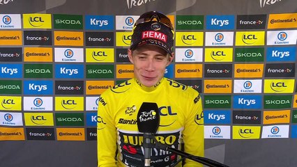 Tour de France 2023 - Jonas Vingegaard : "The time trial ? I think it will be one of the decisive days, and I'll of course do my best on Tuesday"