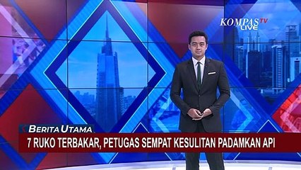 Api Besar Hanguskan 7 Ruko di Pasar Sungai Durian Kalbar!