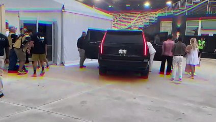 David Beckham arrives in Miami for Lionel Messi's presentation