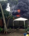 Incêndio destrói ônibus em Alagoinhas