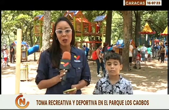 Caracas | Niños venezolanos disfrutan de su día con actividades recreativas