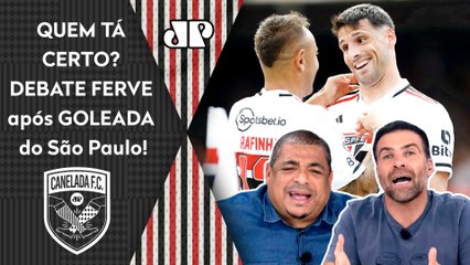 TRETA! "VOCÊ TÁ DE BRINCADEIRA! É UM ABSURDO VOCÊ FALAR que..." DEBATE FERVEU após 4x1 do São Paulo!