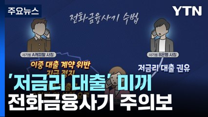 “저금리 대출 전환”...고금리시대 노린 전화금융사기 활개 / YTN