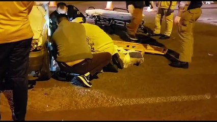 Duas pessoas ficam feridas em acidente no Santa Felicidade
