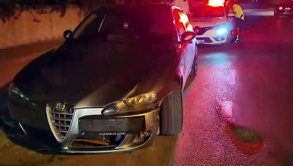 Accident de moto à İnegöl： Un conducteur sans permis couvre le numéro de plaque avec du ruban adhésif