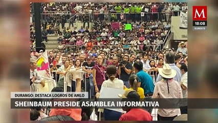 Sheinbaum visita Durango en su ruta para convertirse en Coordinadora de Defensa de la 4T
