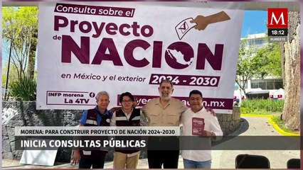 Morena arranca consultas públicas para construir proyecto de nación 2024-2030