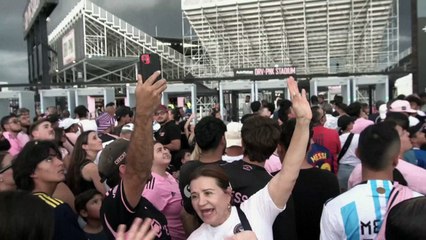 El Inter Miami da una bienvenida mundial a Lionel Messi