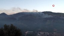 Hatay’daki orman yangınına havadan müdahale tekrardan başladı
