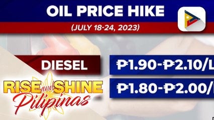 Oil price hike, nakaamba ngayong linggo