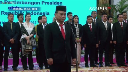 Detik-Detik Jokowi Lantik Menkominfo dan 5 Wakil Menteri