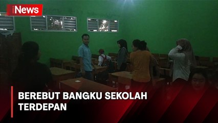 Demi Bangku Terdepan, Orang Tua Siswa Datang ke Sekolah sejak Pagi Buta