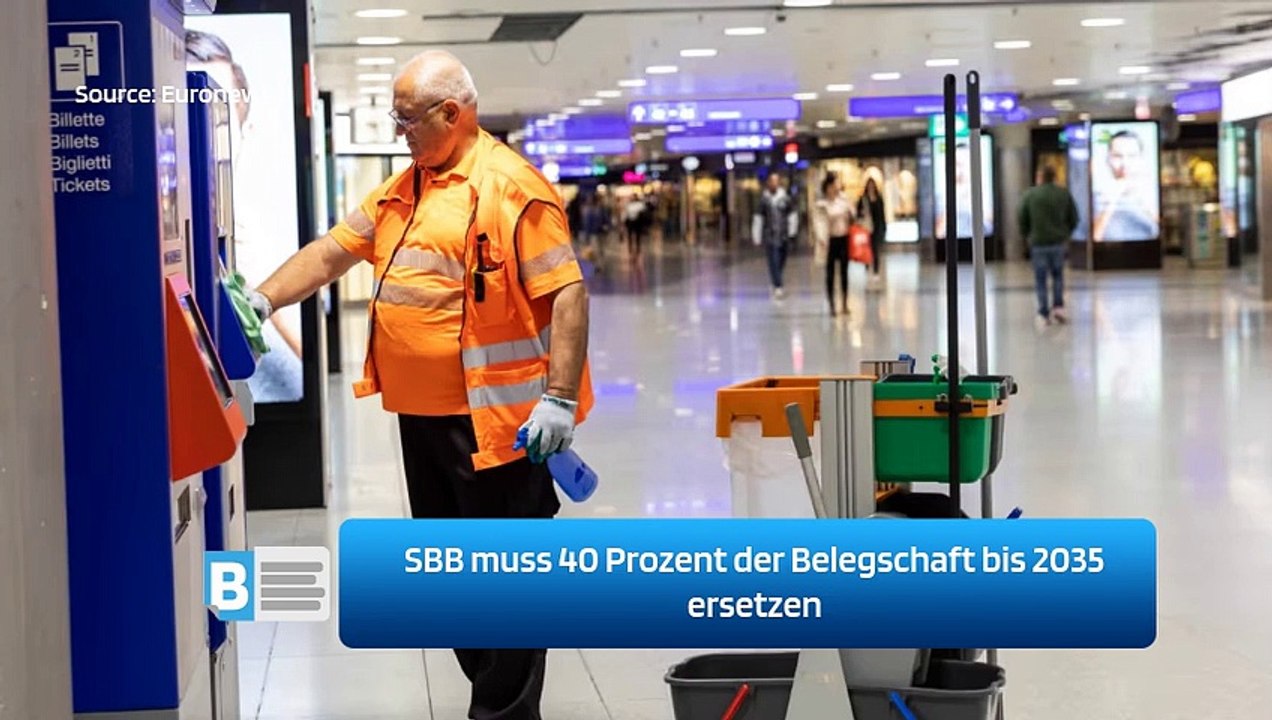 SBB muss 40 Prozent der Belegschaft bis 2035 ersetzen
