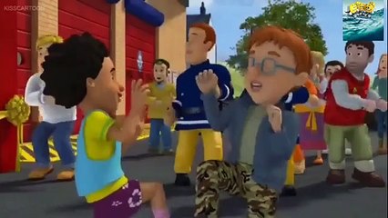 Two fire brigades are helping young people put out the fire