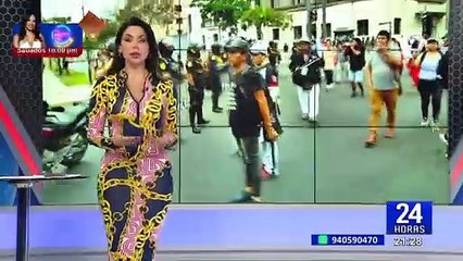 Integrantes de “La Resistencia” y “Los Combatientes” participaron en “Marcha por la paz”