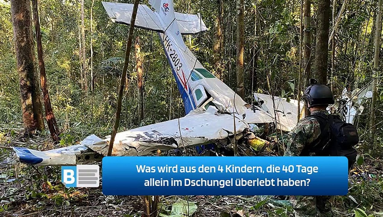Was wird aus den 4 Kindern, die 40 Tage allein im Dschungel überlebt haben?