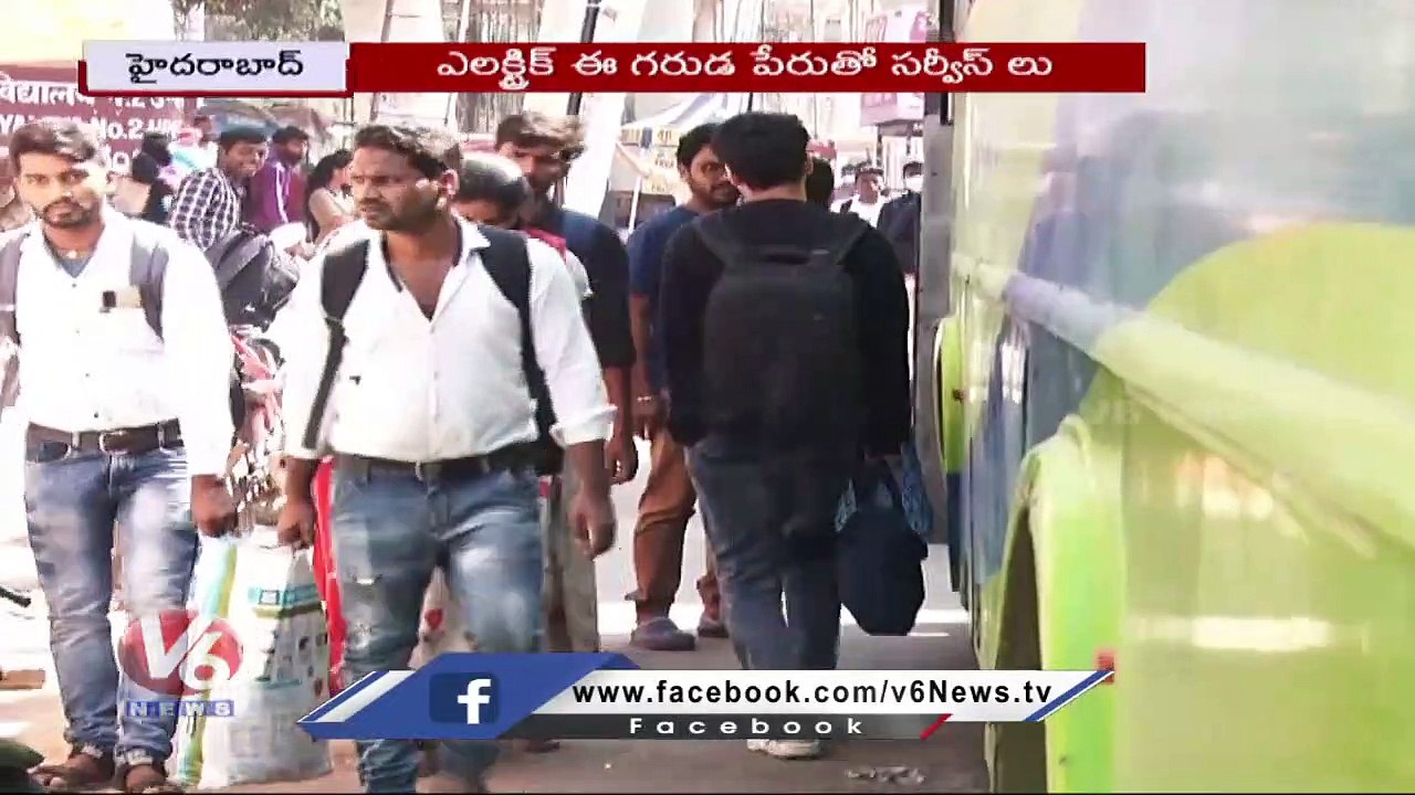 Govt Decides To Run Electric Buses, Issues With Bus Charging Due To Huge Traffic In City | V6 News